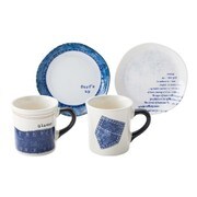 デニムスタイル ペアマグ＆プレートセット 2334
