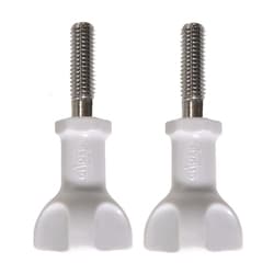 日本製 ネジ 短 2本セット チタンホワイト GLD5635MJ168S