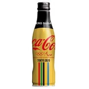 コカ・コーラ ゼロシュガー ゴールドデザイン スリムボトル 250ml×30本