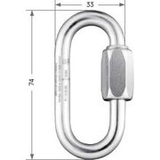 ステンレス オーバル Stainless Oval MRNI08.0 EN [ワーク＆レスキューギア]