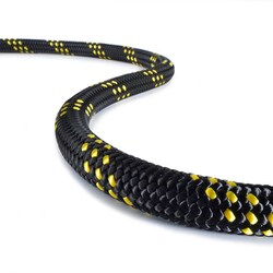 KM-III Max 11mm C3344-14ｰ060 ブラック×イエロー 60m [ロープ]