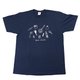 プリント半袖Tシャツ（道具）メトロブルー L