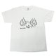 プリント半袖Tシャツ（森）ホワイト M