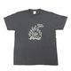 プリント半袖Tシャツ（焚き火）チャコール L