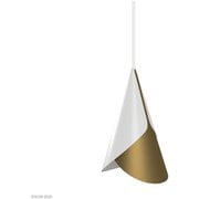 Cornet コルネット 1灯ペンダント ホワイトブラス(※電球・フランジカバー別売り/コードアジャスター付属) 02194-WH