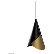 Cornet コルネット 1灯ペンダント ブラックブラス(※電球・フランジカバー別売り/コードアジャスター付属) 02195-BK