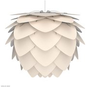 Aluvia アルヴィア 3灯ペンダント パール×ホワイトコード（※電球・フランジカバー別売/ナツメ球・コードアジャスター付属） 02127-WH-3