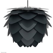 Aluvia アルヴィア 3灯ペンダント アンスラサイト×ブラックコード（※電球・フランジカバー別売/ナツメ球・コードアジャスター付属） 02129-BK-3