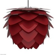 Aluvia アルヴィア 3灯ペンダント ルビーレッド×ブラックコード（※電球・フランジカバー別売/ナツメ球・コードアジャスター付属） 02135-BK-3