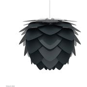 Aluvia mini アルヴィアミニ 1灯ペンダント アンスラサイト×ホワイトコード(※電球・フランジカバー別売/コードアジャスター付属) 02130-WH