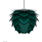 Aluvia mini アルヴィアミニ 1灯ペンダント フォレストグリーン×ブラックコード(※電球・フランジカバー別売/コードアジャスター付属) 02132-BK