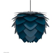 Aluvia mini アルヴィアミニ 1灯ペンダント ペトロールブルー×ブラックコード(※電球・フランジカバー別売/コードアジャスター付属) 02134-BK