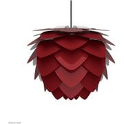 Aluvia mini アルヴィアミニ 1灯ペンダント ルビーレッド×ブラックコード(※電球・フランジカバー別売/コードアジャスター付属) 02136-BK