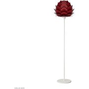 Aluvia mini アルヴィアミニ フロアライト ルビーレッド×ホワイトスタンド(※電球別売) 02136-FL-WH