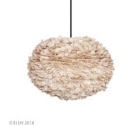 Eos L イオスL 3灯ペンダント ライトブラウン×ブラックコード(※電球・フランジカバー別売/ナツメ球・コードアジャスター付属) 03007-BK-3