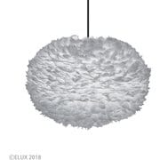 Eos L イオスL 3灯ペンダント ライトグレー×ブラックコード(※電球・フランジカバー別売/ナツメ球・コードアジャスター付属) 03010-BK-3