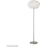 Eos Medium イオスミディアム フロアライト ホワイト×シルバースタンド(※電球別売) 03002-FL-SV