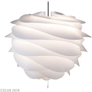 Carmina カルミナ 3灯ペンダント ホワイト×ブラックコード(※電球・フランジカバー別売/ナツメ球・コードアジャスター付属) 02056-BK-3