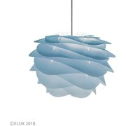 Carmina mini カルミナミニ 1灯ペンダント アズール×ブラックコード(※電球・フランジカバー別売/コードアジャスター付属) 02061-BK