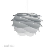 Carmina mini カルミナミニ 1灯ペンダント ミスティグレー×ブラックコード(※電球・フランジカバー別売/コードアジャスター付属) 02079-BK
