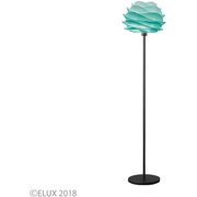 Carmina mini カルミナミニ フロアライト ターコイズ×ブラックスタンド(※電球別売) 02059-FL-BK