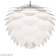 Silvia シルヴィア 1灯ペンダント ホワイト×ブラックコード(※電球・フランジカバー別売/コードアジャスター付属) 02007-BK
