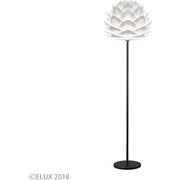 Silvia シルヴィア フロアライト ホワイト×ブラックスタンド(※電球別売) 02007-FL-BK