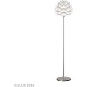 Silvia mini シルヴィアミニ フロアライト ホワイト×シルバースタンド(※電球別売) 02009-FL-SV