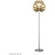 Silvia brushed brass シルヴィアブラッシュドブラス フロアライト ブラス×シルバースタンド（※電球別売） 02070-FL-SV