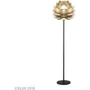 Silvia brushed brass シルヴィアブラッシュドブラス フロアライト ブラス×ブラックコード(※電球別売) 02070-FL-BK