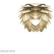 Silvia mini brushed brass シルヴィアミニ ブラッシュドブラス 1灯シーリング ブラス×ホワイトコード(※電球別売) 02071-CE