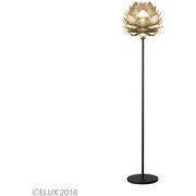 Silvia mini brushed brass シルヴィアミニ ブラッシュドブラス フロアライト ブラス×ブラックスタンド(※電球別売) 02071-FL-BK