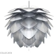 Silvia steel シルヴィア スチール 3灯ペンダント スチール×ブラックコード(※電球・フランジカバー別売/ナツメ球・コードアジャスター付属) 02053-BK-3