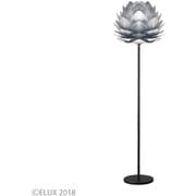 Silvia steel シルヴィア スチール フロアライト スチール×ブラックコード(※電球別売) 02053-FL-BK