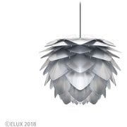 Silvia mini steel シルヴィア ミニ スチール 1灯ペンダント スチール×ブラックコード(※電球・フランジカバー別売/コードアジャスター付属) 02054-BK