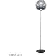 Silvia mini steel シルヴィア ミニ スチール フロアライト スチール×ブラックコード(※電球別売) 02054-FL-BK