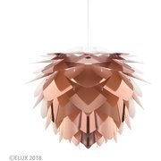 Silvia copper シルヴィア コパー 1灯ペンダント コパー×ホワイトコード(※電球・フランジカバー別売/コードアジャスター付属) 02030-WH