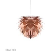 Silvia mini copper シルヴィア ミニ コパー 1灯ペンダント コパー×ホワイトコード(※電球・フランジカバー別売/コードアジャスター付属) 02031-WH
