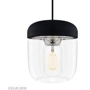 Acorn エイコーン 1灯ペンダント ブラック×スチール(※電球・フランジカバー別売/コードアジャスター付属) 02081
