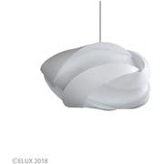 Ribbon リボン 1灯ペンダント ホワイト×ホワイトコード(※電球・フランジカバー別売/コードアジャスター付属) 02163-WH