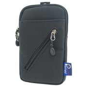 Penfield スラッシュジップ モバイルポーチ スマートフォン収納 カラビナ付 BLACK 20259481
