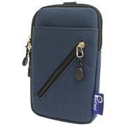 Penfield スラッシュジップ モバイルポーチ スマートフォン収納 カラビナ付 NAVY 20259481