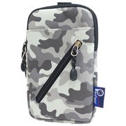 Penfield スラッシュジップ モバイルポーチ スマートフォン収納 カラビナ付 GRAY 20259481