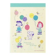 限定 メモミニ PEANUTS Glitter with バルーン S2831384