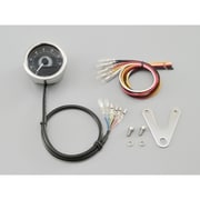 VELONA（TN） 電気式スピードメーターΦ60 140km/h バフボディ ホワイトLED 22025