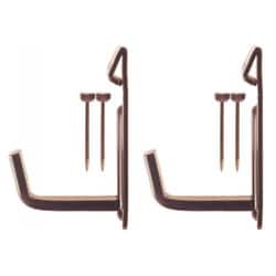 B.S壁用額受 60mm 茶 スライドケース入り F-0065