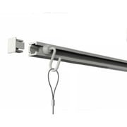 3350-W-1 [C-11型レールセット 600mm ホワイト 壁面用]