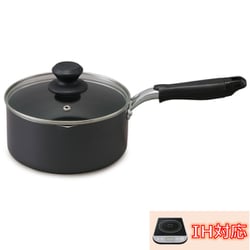 ダイヤモンドコート 片手なべ18cm ブラック DIS-P18