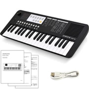 ONETONE(ワントーン) 電子キーボード ミニ37鍵盤 LEDディスプレイ搭載 USB-MIDI対応 OTK-37M/BK ブラック (USBケーブル付き) OTK-37M/BK