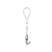 1169-W [カラーワイヤー自在 小 径1.2mm 0.7m ホワイト]